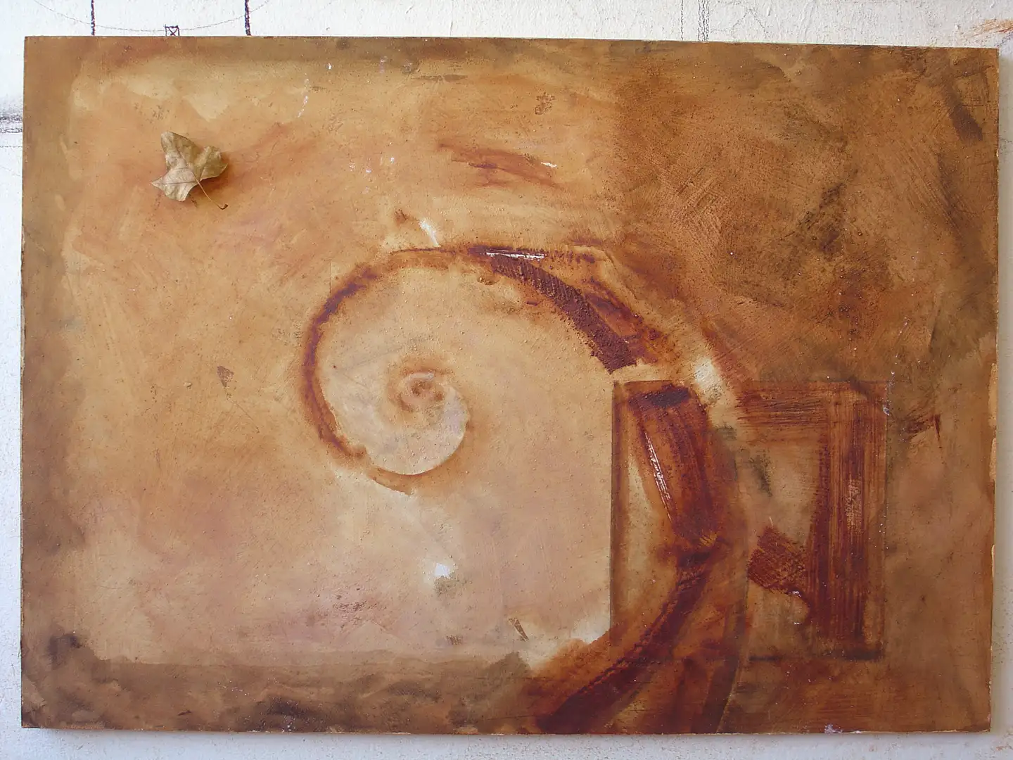 AB_(2004) Espiral (2004), óleo,dm, 40 x 70 cm.