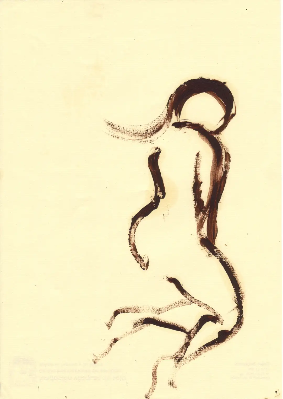 DD_DIBUJOS.Figura (2001).012, óleo,papel-29 x 21 cms.