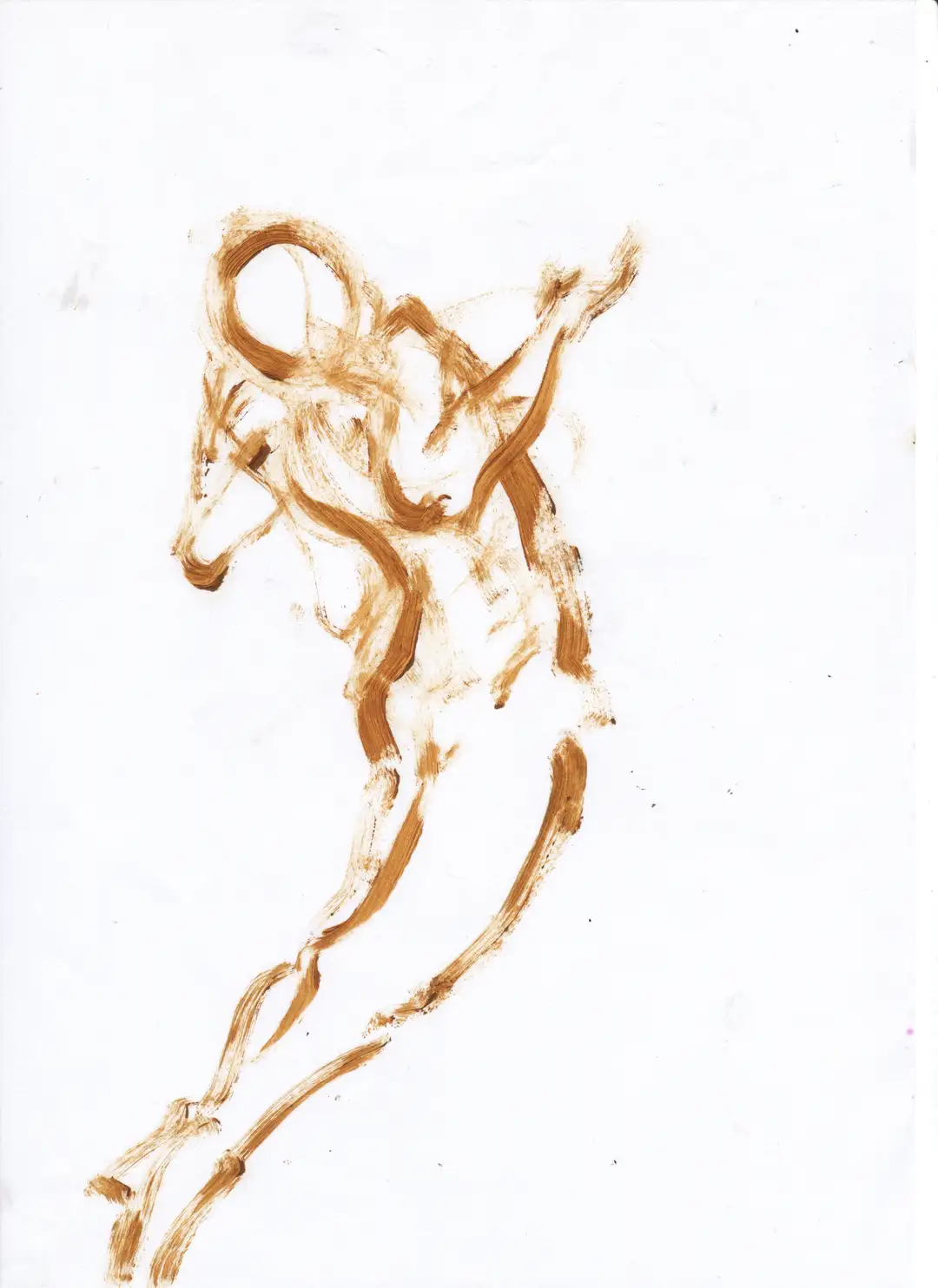 DD_DIBUJOS.Figura (2001).018, óleo,papel-29 x 21 cms.