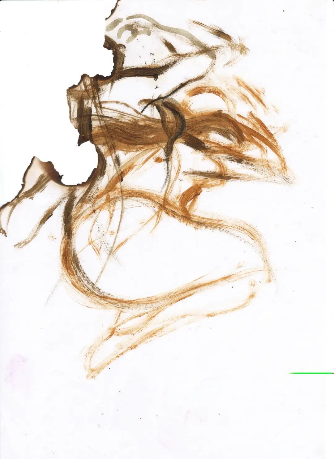 DD_DIBUJOS.Figura (2001).019, óleo,papel-29 x 21 cms.