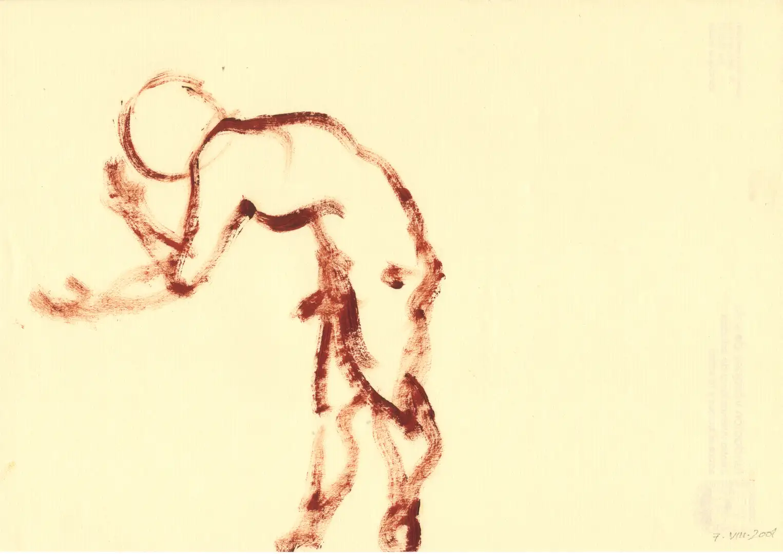 DD_DIBUJOS.Figura (2001,7,8).011, óleo,papel-29 x 21 cms.