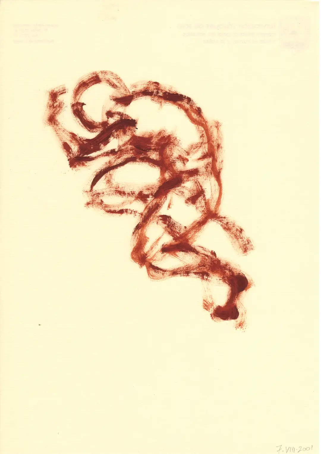 DD_DIBUJOS.Figura (2001,7,8).07, óleo,papel-29 x 21 cms.