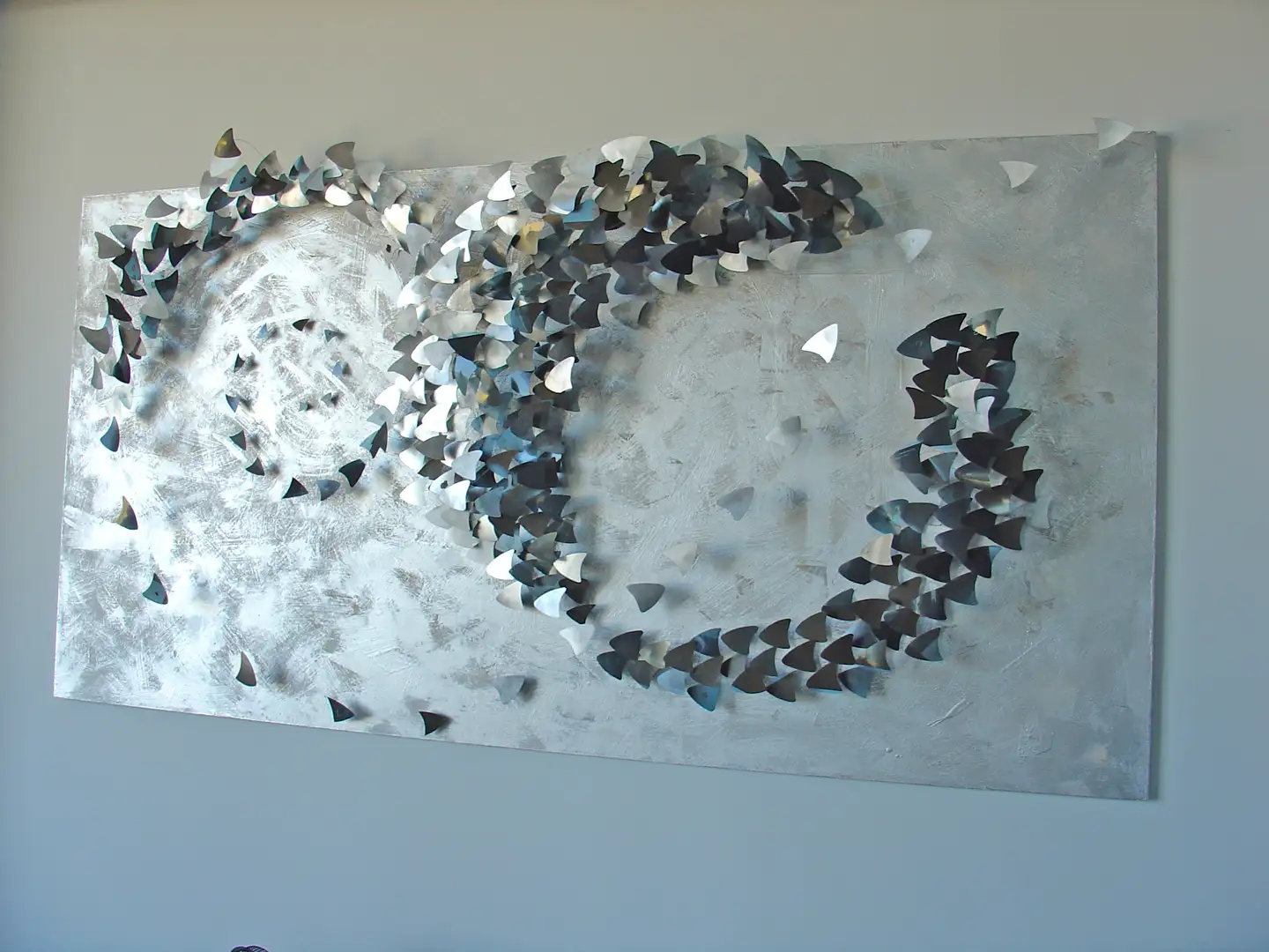 FS_PECES(2010)-100x200cm_Acetato_alambre_sobre madera